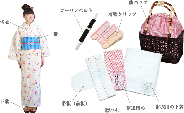 これだけあれば安心！浴衣の着付けチェック